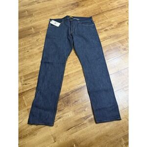 NWT Brave Star Selvege Jeans Mens 40x37 Dark Denim The Regular Taper